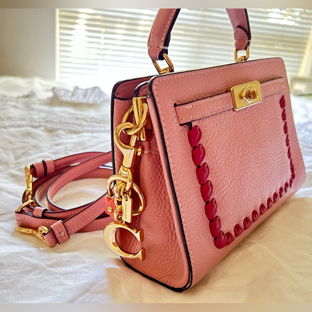 Coach Mini Lane Top Handle with Whipstitch